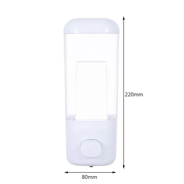 Distributeur savon liquide mural rechargeable 500ml… – vue 6