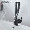 Criativo lavabo salle de bains robinet carré lavabo… – vue 2