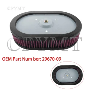 Filtre à Air Ovale Lavable et Réutilisable à Haut Débit, Adapté pour Harley Electra de 29670 à 09 Filtre à Air Ovale Lavable et Réutilisable à Haut Débit, Adapté pour Harley Electra de 29670 à 09