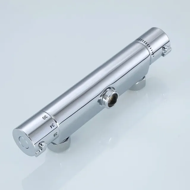 Robinet de douche thermostatique finition chromée – vue 6