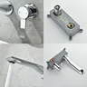Robinet de lavabo mural tout en cuivre haut de gamme – vue 5