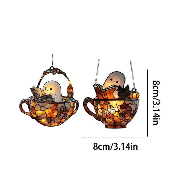 Ornement suspendu en acrylique pour Halloween – vue 6
