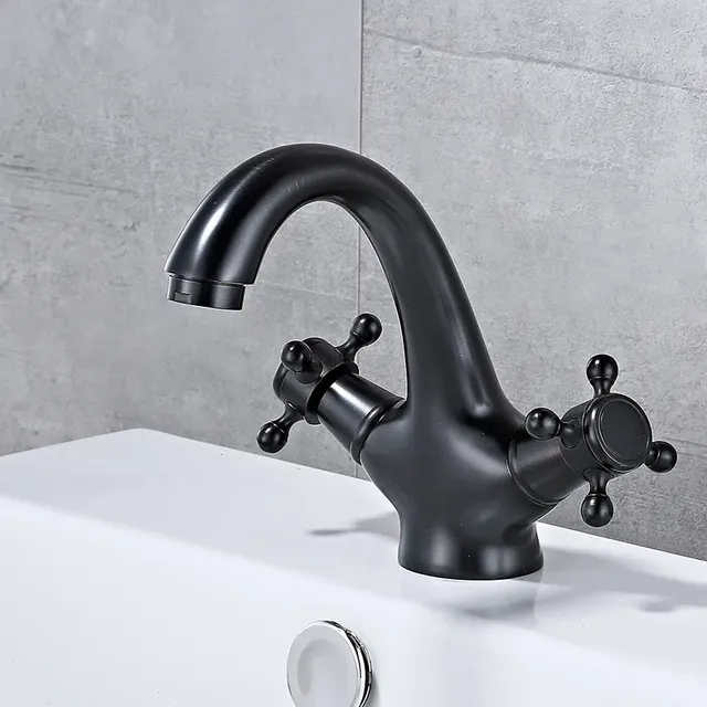 Robinet de lavabo Antique à double poignée – vue 5
