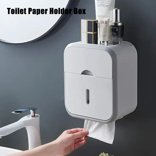 Porte-papier hygiénique sans perceuse – vue 2