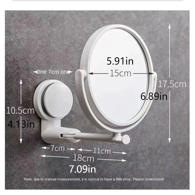 Miroir de maquillage grossissant Double face – vue 6