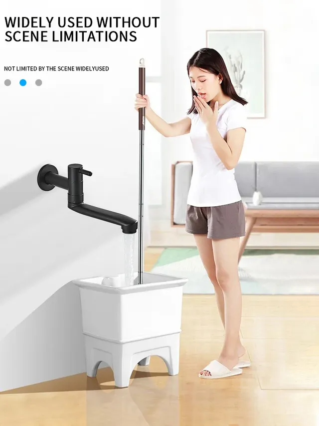 Robinet froid simple mural – vue 3