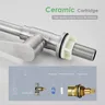 Robinet cuisine monocommande inoxydable acier brossé bec… – vue 3