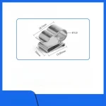 50/20 clips pour panneaux solaires, adaptés aux câbles en acier inoxydable de 2×6 mm, utilisés pour les remorques photovoltaïques, clips pour fils photovoltaïques