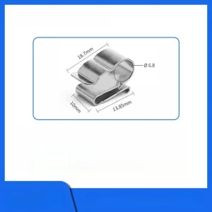 50/20 clips pour panneaux solaires, adaptés aux câbles en acier inoxydable de 2×6 mm, utilisés pour les remorques photovoltaïques, clips pour fils photovoltaïques 50/20 clips pour panneaux solaires, adaptés aux câbles en acier inoxydable de 2×6 mm, utilisés pour les remorques photovoltaïques, clips pour fils photovoltaïques