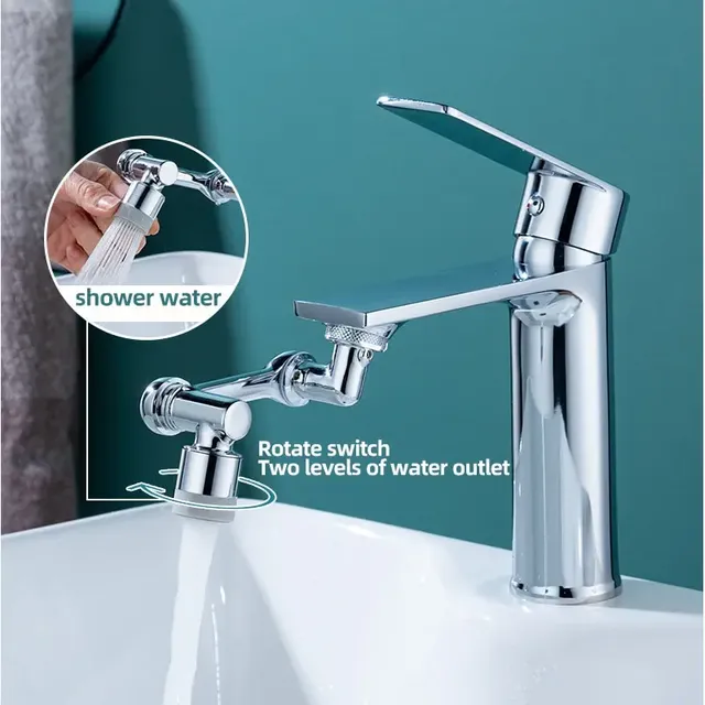 Adaptateur robinet pivotant rotatif orientable rallonge… – vue 5