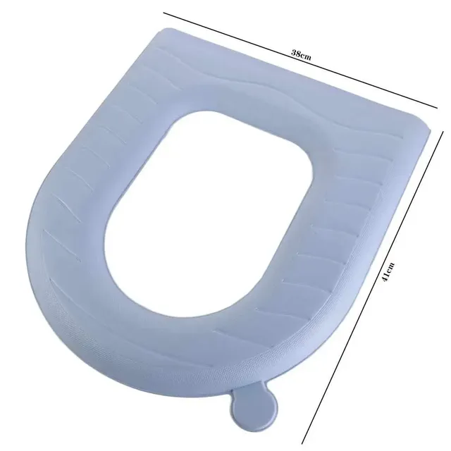 Housse de siège de toilette souple avec poignée EVA – vue 2