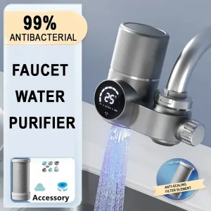 Purificateur d’eau de stérilisation de robinet numérique Intelligent, stérilisation en profondeur aux ultraviolets, détartrage fin en 8 étapes F Purificateur d’eau de stérilisation de robinet numérique Intelligent, stérilisation en profondeur aux ultraviolets, détartrage fin en 8 étapes F