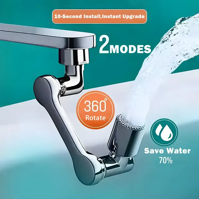 Mousseur aérateur robinet extensible pivotant… – vue 2