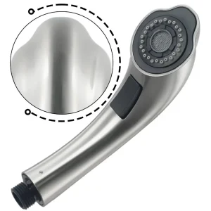 Robinet mitigeur d’évier de cuisine ABS pratique, mitigeur à trou unique, robinet extractible, buse haute pression, tête de pulvérisation extractible pour hôtel Robinet mitigeur d’évier de cuisine ABS pratique, mitigeur à trou unique, robinet extractible, buse haute pression, tête de pulvérisation extractible pour hôtel