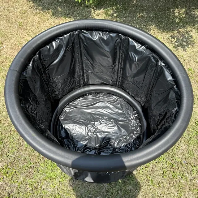 Baignoire gonflable pliable ronde autoportante toile… – vue 4
