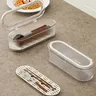 Boîte rangement baguettes cuisine transparent plastique… – vue 2