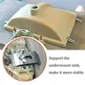 Kit clips évier acier inoxydable argent paquet dix sous… – vue 2