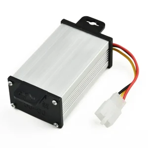 Transformateur cc 36V 48V 72V à 12V 10A, adaptateur de convertisseur pour électrique pour deux motos électriques haute puissance Transformateur cc 36V 48V 72V à 12V 10A, adaptateur de convertisseur pour électrique pour deux motos électriques haute puissance