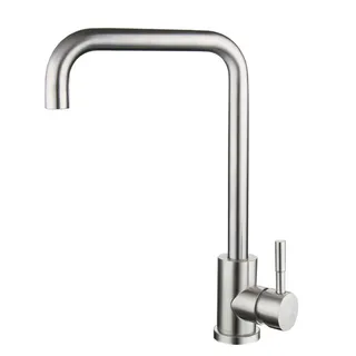 Robinet d'eau de cuisine en acier inoxydable 304