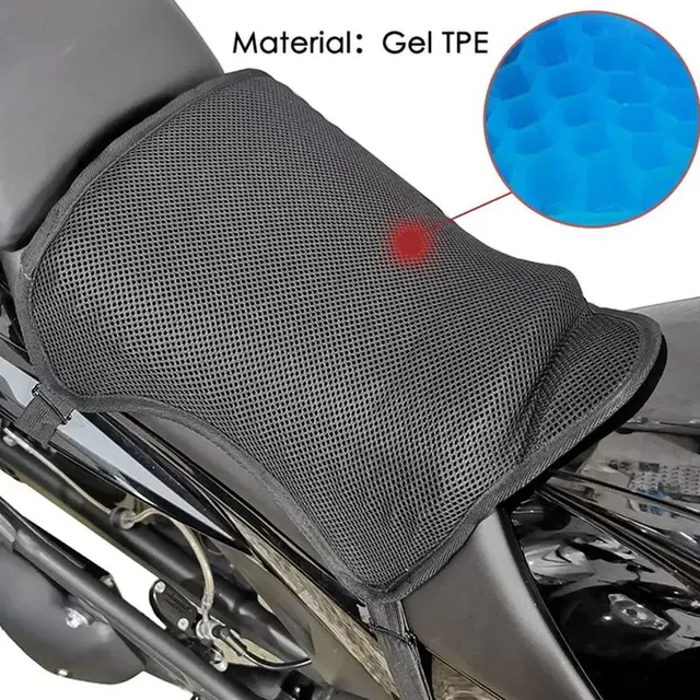 Coussin de siège de moto en Gel