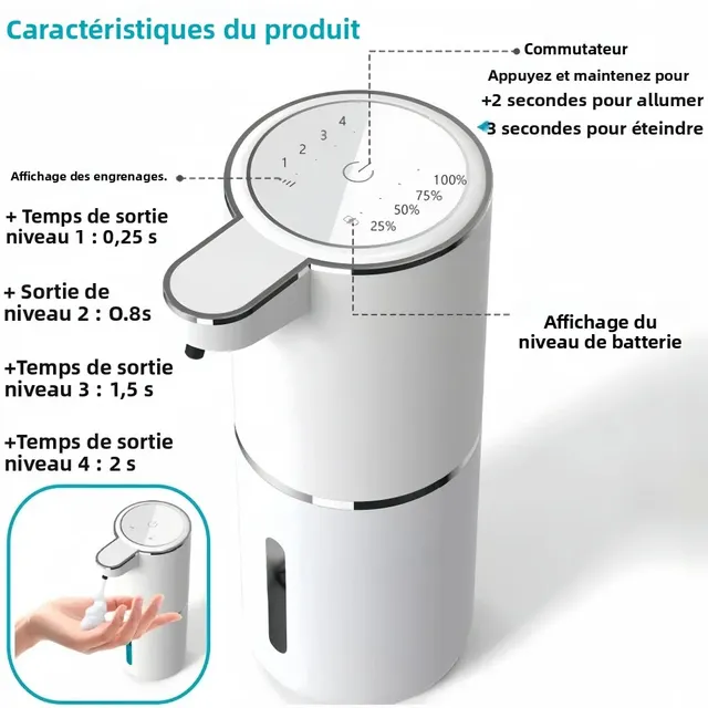Distributeur intelligent de savon liquide/Foma – vue 2