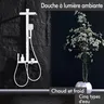 Colonne douche murale thermostatique tête pluie carrée… – vue 2