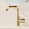 Robinet de lavabo en laiton Vintage de luxe – vue 7