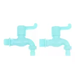 Robinet de lavage mural 3/4 « 1/2 », connecteur rapide, vadrouille, tuyau d&rsquo;eau en plastique, robinet de jardin, balcon, robinet simple refroidi