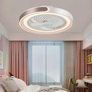 Ventilateur intelligent durable pour débutants, lames invisibles, lumière silencieuse, protection des yeux, salon et chambre à coucher, étude, nouveau