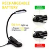 LED livre lumière USB Rechargeable lampe de lecture 3… – vue 3