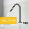 Robinet de lavabo en métal – vue 3