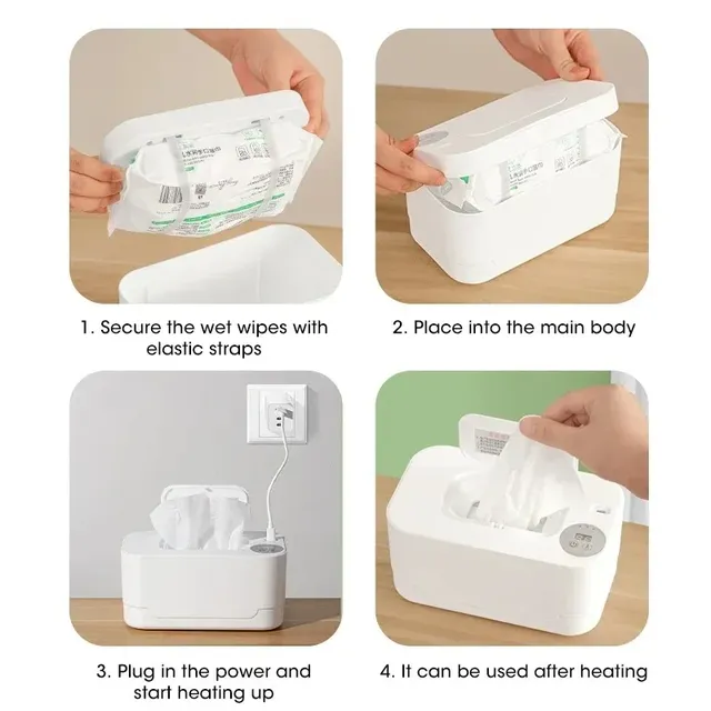 Chauffe-lingettes pour bébé avec affichage LED – vue 6