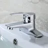 Mitigeur Lavabo Monocommande Posé Chromé Miroir Levier… – vue 2