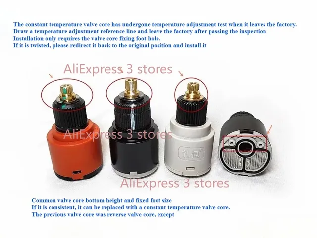 Cartouche thermostatique mitigeur céramique disque axe… – vue 5