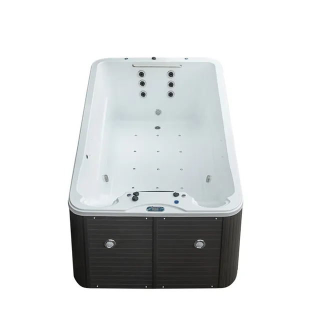 Baignoire spa nage rectangulaire grande taille quatre… – vue 3