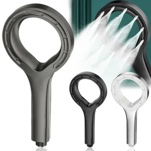 Pommeau de douche à pulvérisation de salle de bains, douche à main pressurisée, grand panneau, mélangeur de rehausseur, accessoires de robinet de douche de salle de bains, outil de bain