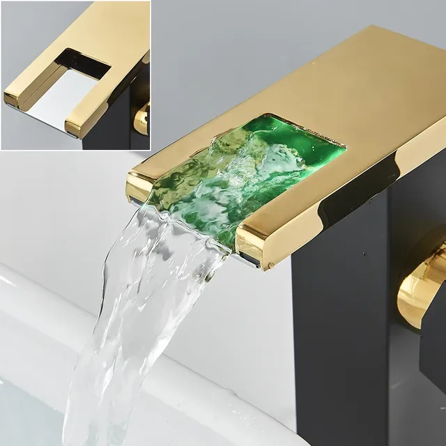 Robinet lavabo haut court luxe chrome laiton mitigeur… – vue 5