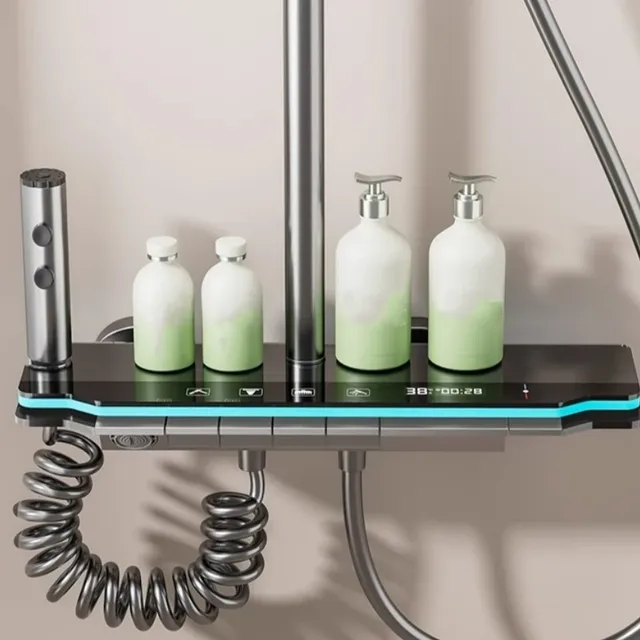 Ensemble de douche de luxe canonique avec affichage… – vue 3
