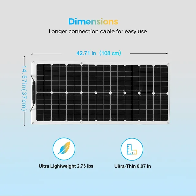 Kit de Panneaux Solaires Photovoltaïques à Cellules… – vue 6