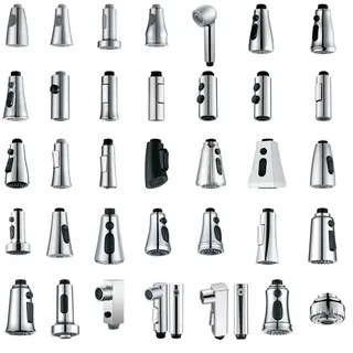 Tête de robinet extractible de cuisine