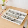 Plateau de rangement d'ustensiles à 3 compartiments – vue 2