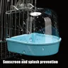 Bain d'oiseaux suspendu clair pour Cage perruche Cage à… – vue 3