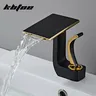 Robinet de salle de bains cascade carré moderne – vue 2