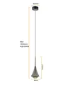 Pendentif LED lumières miroir lampe réglable en… – vue 6