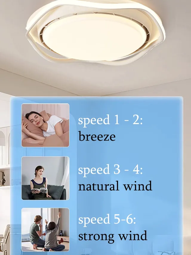 2025 Nouvelle lampe de ventilateur de plafond LED… – vue 6