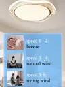 2025 Nouvelle lampe de ventilateur de plafond LED… – vue 6