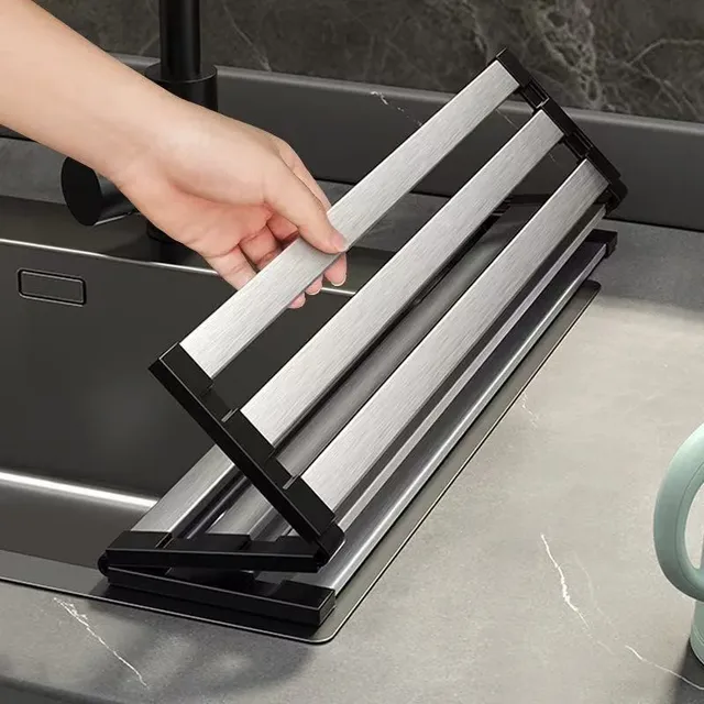 Égouttoir d'évier de cuisine en acier inoxydable 304 – vue 2