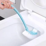 Brosse courbe de toilette de type S pour salle de bains, tête courbée, brosses d&rsquo;espacement d&rsquo;angle, outils de nettoyage de cheveux doux Double face