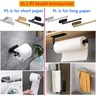 Porte papier toilette adhésif inoxydable 304 mural… – vue 4