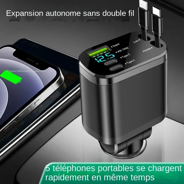 Chargeur de voiture – vue 2